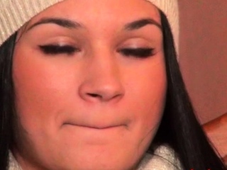 Agreeable lovely gf getting face drilled