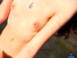 Magnificence small tit newbie teen masturbating her shaved pussy