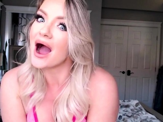 Camsoda   Huge tit blonde toys herself