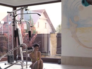 Fascinating first timer Woman Dee getting crammed up by software