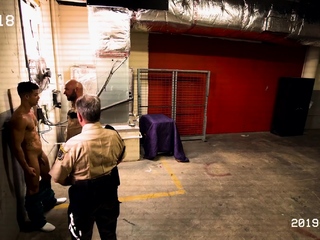 Homosexual deep throat for cops and police males fucking That