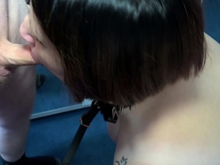 german slave woman should fuck a person and lick creampie