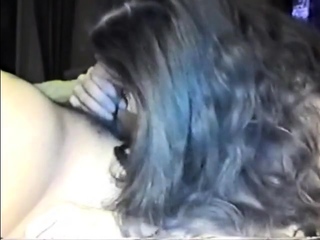 Heather from Canada places my cock and balls in her mouth