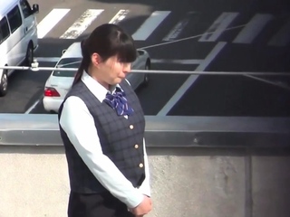 Japanese girl wets self