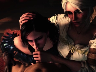 The Witcher 3 Stunning Characters is Used as a Intercourse Slaves