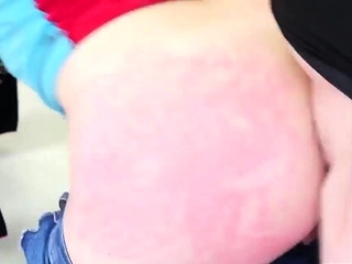 Lipstick blowjob Cummie, the Painal Cum Cat