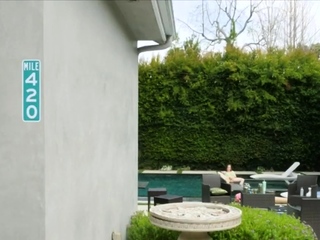 Poolside enjoyable with awesome huge all-natural boobies