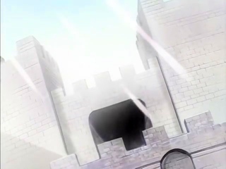 Brunette cums to hentai