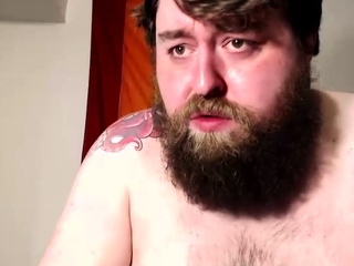 Fat Crossdresser Solo Masturbation