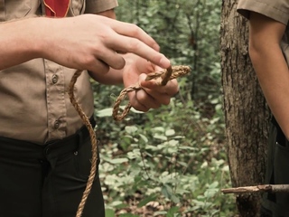 Scout Master Barebacks Twinks In Woods