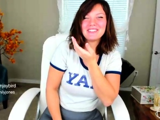 Shy brunette homemade amateur webcam teen