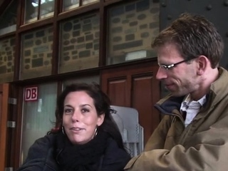 Slim honey gets her sweet bald peach licked with excitement