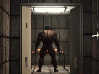 A attractive cuffed brunette with lots of boobs gets fucked challenging