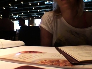 Blonde teens striptease