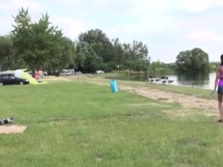 British redhead teen Eveline obtaining plowed on camping web page