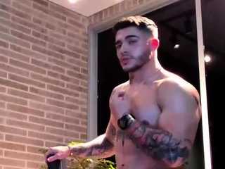 Cory Folsom gay solo masturbation