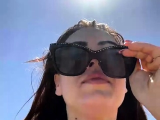 Euro amateur outside masturbation