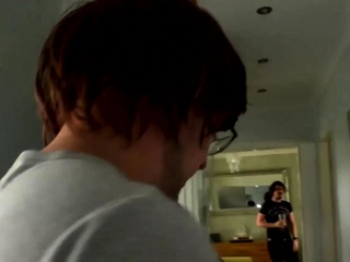 European newbie gets cum facial