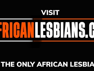 hot and heavy outside african lesbian makeout