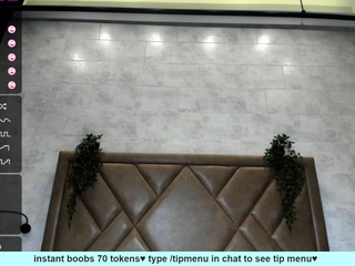 Large boob brunette masturbates on webcam