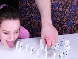 Oral slave teen sucks