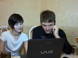 Aroused russian honey Geizer drilled nicely in doggy