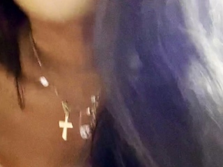 Cute curly brunette solo webcam masturbation