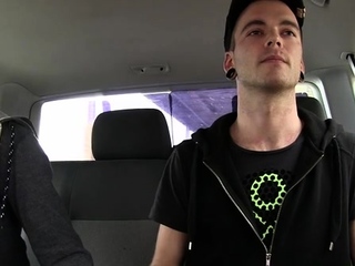 Gay twink supplies his wazoo and face hole for a crazy fuck