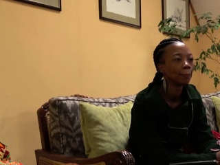 Spied on African Girl In Genuine Casting