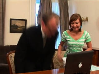 Stupendous russian floozy gets doggstyle sex