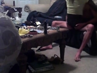 Tall Attractive White Boy Breeds Lil Black Tranny