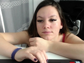 Terrific Large Boobs On Masturbating Redhead