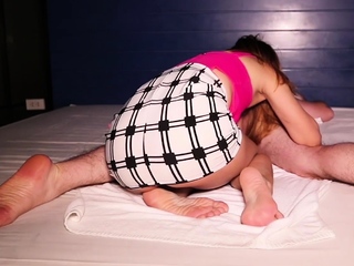 Amateur Thai teen fucking a modest cock