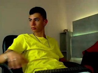 Cute curly brunette solo webcam masturbation