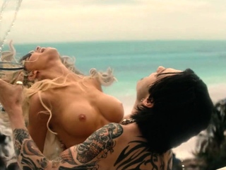 Lily James in different sex scenes