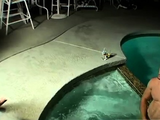 Spanking gay porn Undie four-Way – Hot Tub Action