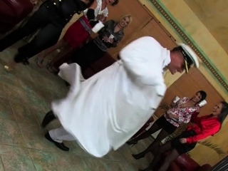 Fortunate boy gets drilled by a group of smoking attractive girls