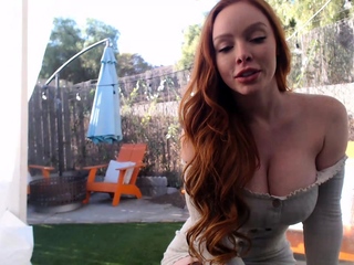 Chubby Redhead Milf Outdoors