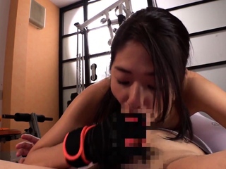 Eva provides you a POV blowjob handjob and footjob