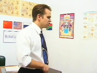 Schoolgirl gets her constricted slit screwed really hard by teacher