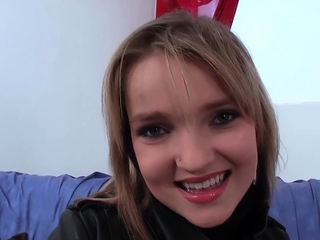 18yo teen on street seduced to sex casting for revenue