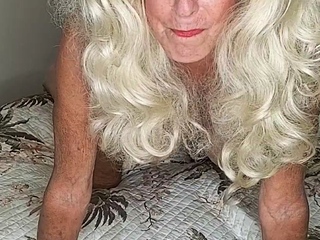 Amateur blond girl with massive boobs acquiring fucked