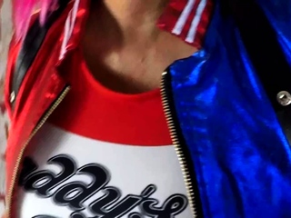 Blonde with Significant Boobs Provides Blowjob to Her Dildo on Liv extra