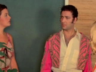 Brunette fingeres and licks female boss in workplace