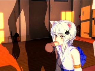 Hentai chick enjoys anal sex at the fitness center