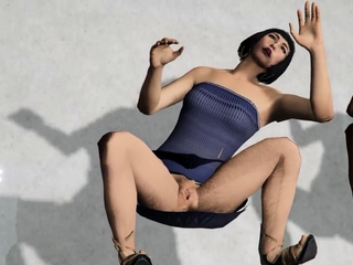 Hot 3D redhead licking a pussy even though acquiring fucked