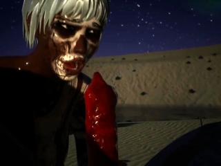 Two 3d cartoon cuties are prepared for their bath