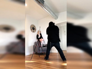 Blonde and brunette lesbians munch their asses