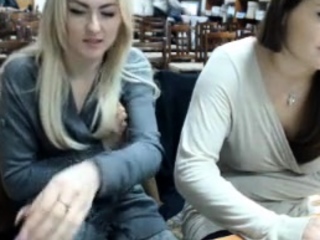 Blonde brunette lesbians Holly Halston Stephanie Swift