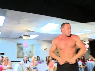 Enchanting babes are sucking strippers delightful cocks